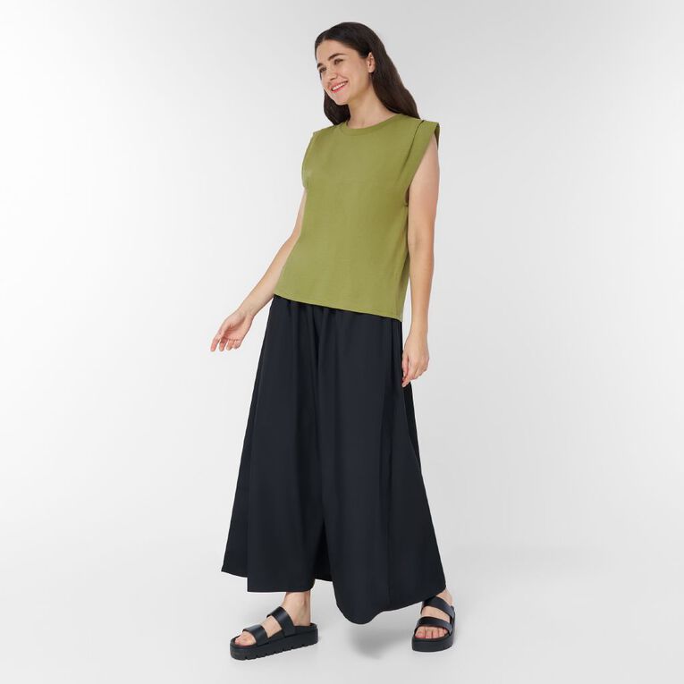 H&H Women's Relaxed Tank Top, Green Mid, hi-res