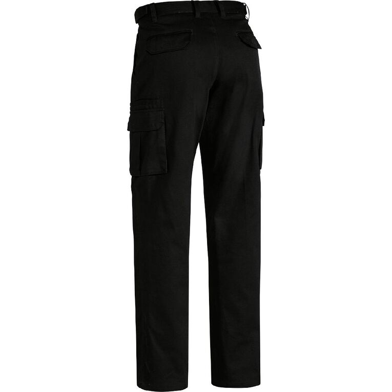 Bisley Workwear Cargo Pants, Black, hi-res