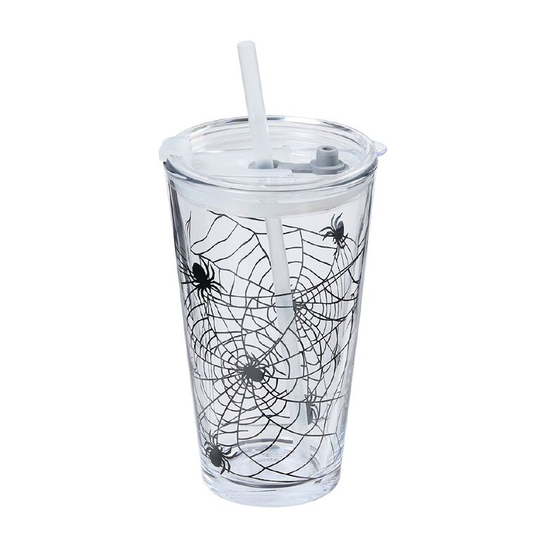 Scarehouse Halloween Drinks Tumbler with Straw Assorted, , hi-res