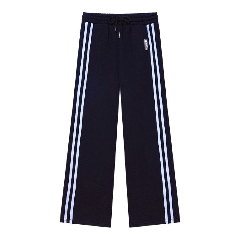 Basketball NZ Straight Leg Trackpants, Black, hi-res