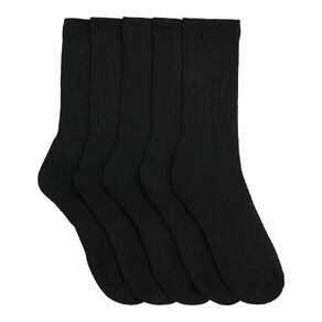 Active Intent Men's Cushioned Crew Socks 5 Pack
