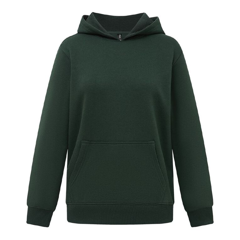 H&H Women's Essential Pullover Hoodie, Green Dark, hi-res