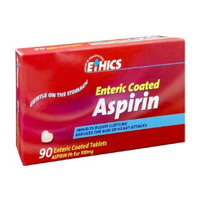 Ethics Aspirin Enetric Coated 100mg Tablet