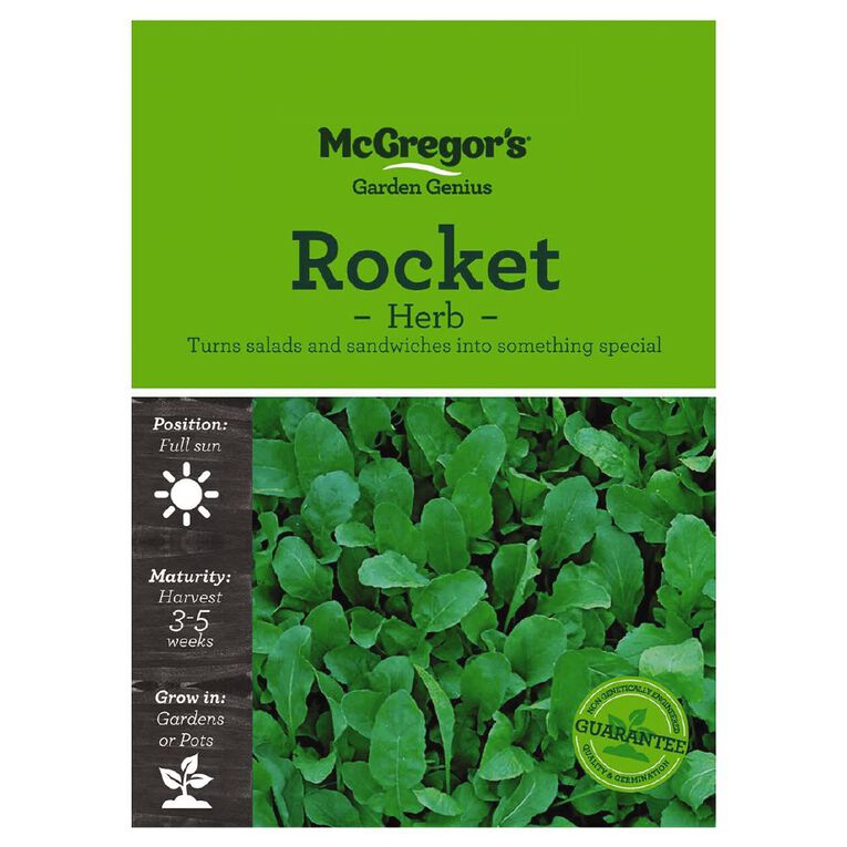 McGregor's Herb Rocket Seeds The Warehouse