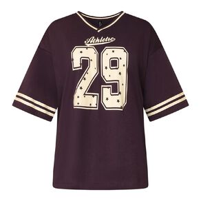 H&H Curve Women's Short Sleeve Sporty Graphic Tee