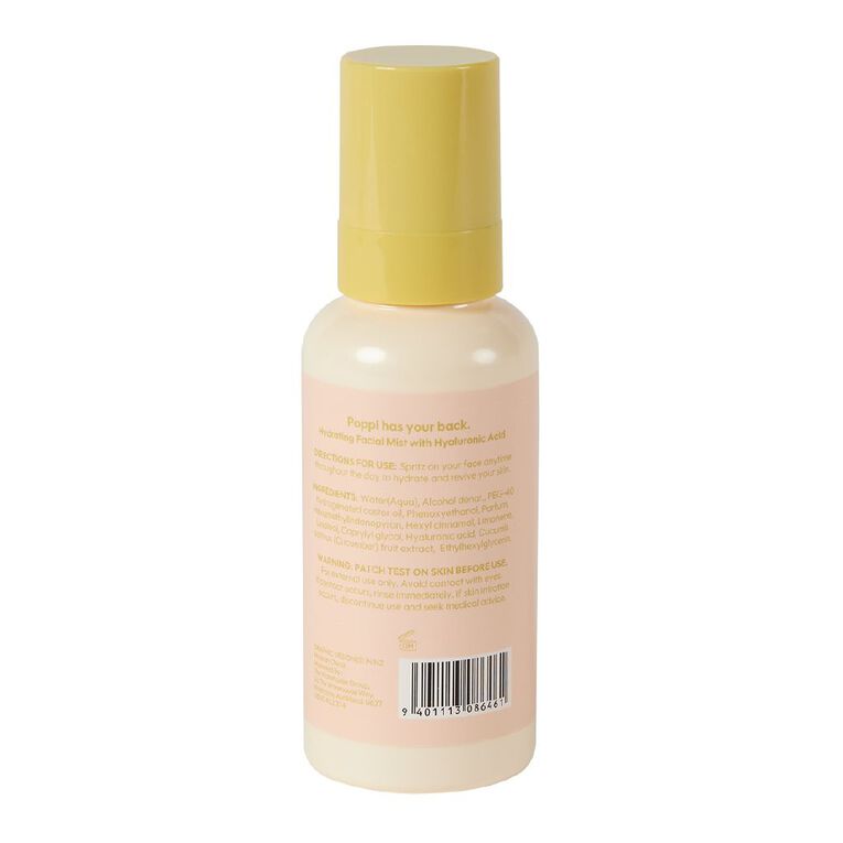 Poppi Hyaluronic Acid Face Mist, , hi-res