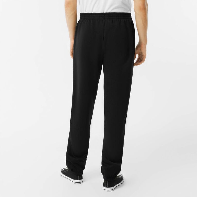 Garage Men's Elastic Cuff Trackpants, Black, hi-res
