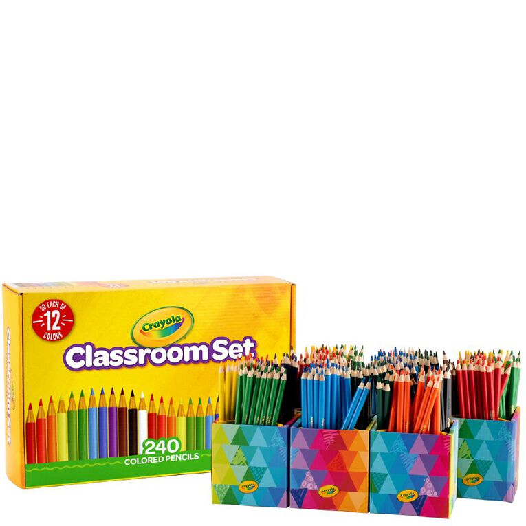 Crayola 240 Pack Colored Pencil Classpack, , hi-res