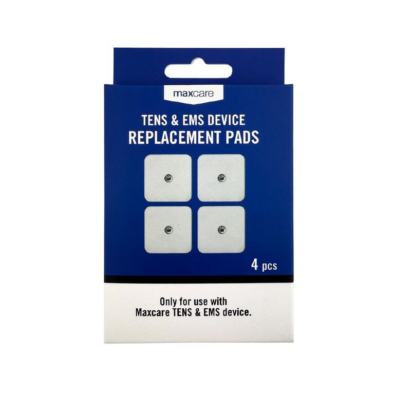 Maxcare TENS and EMS Replacement Pads 4 Pack, , hi-res