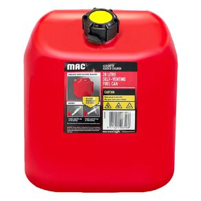 Mac Self-Venting Fuel Can Red 20L