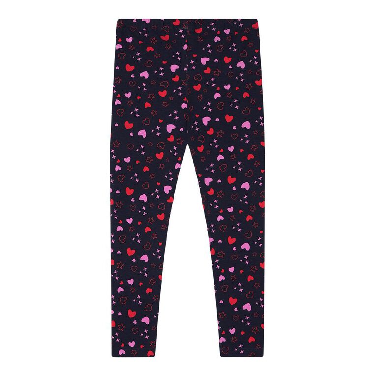 Young Original All Over Print Leggings, Blue Dark, hi-res