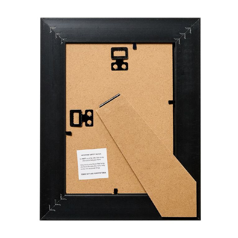 Living & Co Classic Border Frame Black 5in x 7in, , hi-res