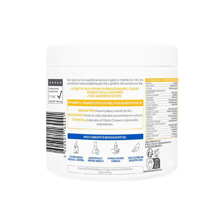 Mixa Niacinamide Bright 9% Niacinamide Jar 400ml, , hi-res