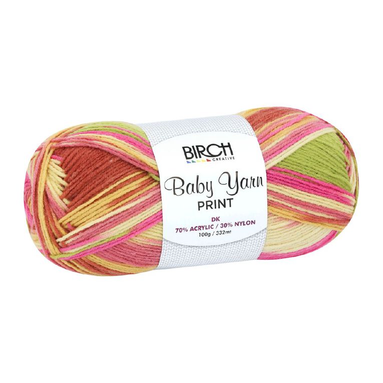 Birch Baby Print 70% Acrylic 30% Nylon 100G Tropical Bloom, , hi-res