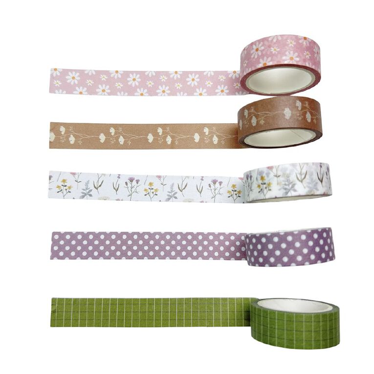 Uniti Stationery Country Calling Washi Tape 5 Pack, , hi-res