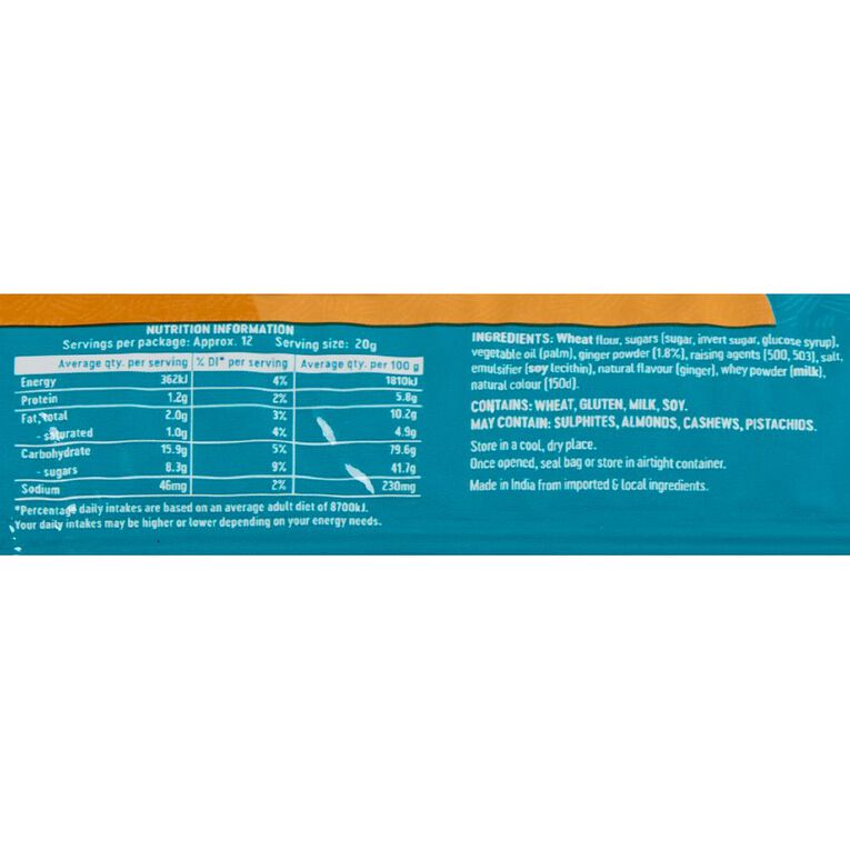 Nice Gingernuts 250g, , hi-res