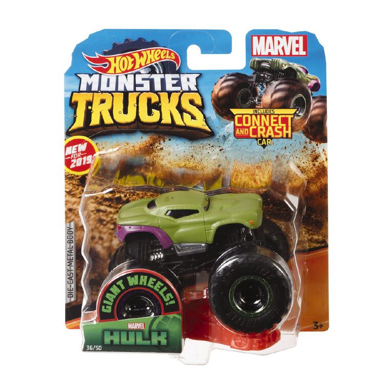 Hot Wheels Monster Trucks 1:64 Scale Diecast Truck Assorted, , hi-res