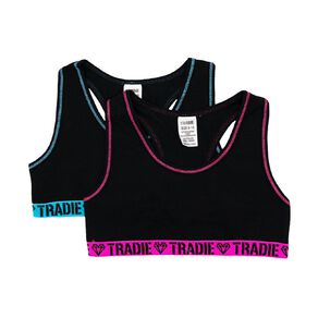 Tradie Girls' Crop 2 Pack