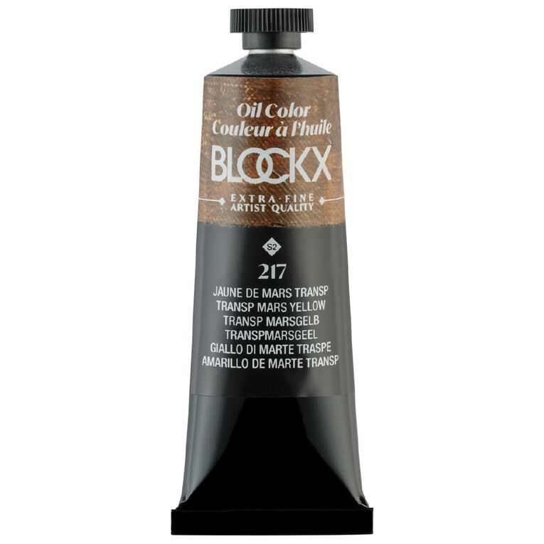 BLOCKX Oil Tube 35ml S2 217 Transparent Mars Yellow Yellow, , hi-res