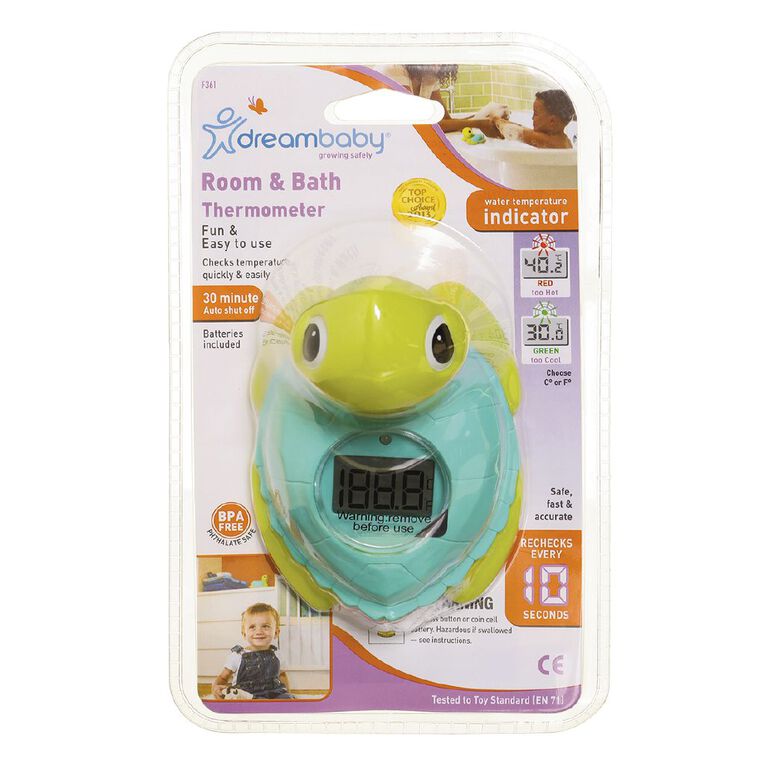 Dreambaby Room and Bath Turtle Thermometer, , hi-res
