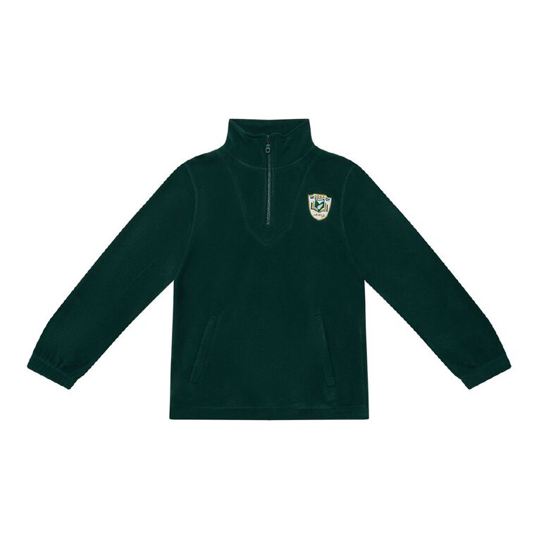 Schooltex Iqra Polar Fleece With Embroidery, Bottle Green, hi-res