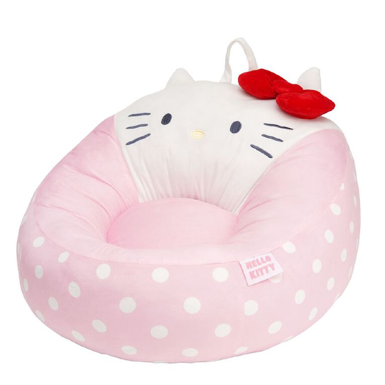 Hello Kitty Bean Bag Chair Pink One Size, , hi-res