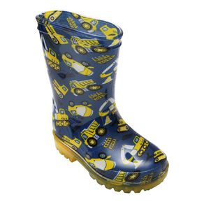 Young Original Junior Kids' Printed Light Up Gumboots