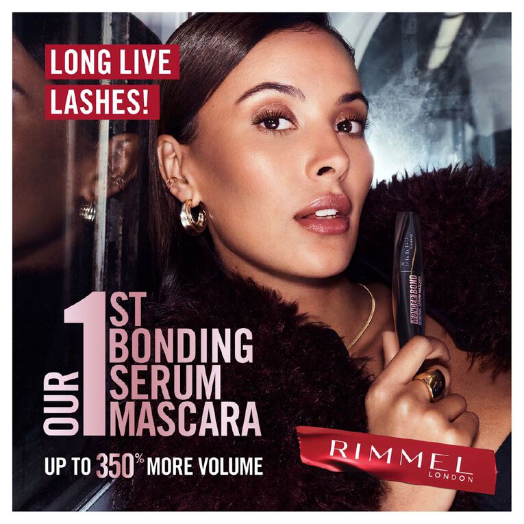 Rimmel Wonderbond Bomb Mascara 001 Black, , hi-res