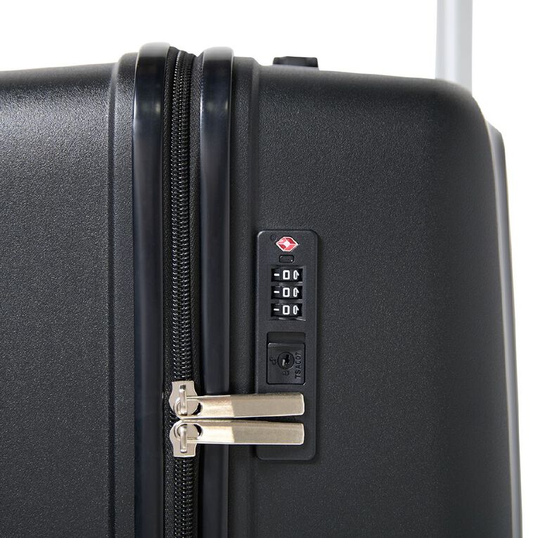 Intrepid Hardside Suitcases 2 Piece Set Black, , hi-res