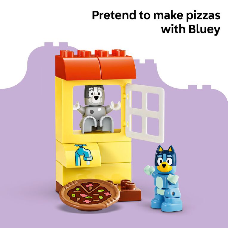 LEGO DUPLO Pizza Girls with Muffin and Bluey 10469, , hi-res