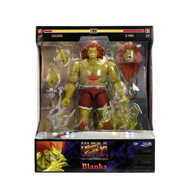 Street Fighter Street Fighter II Blanka DLX 6 inch Figure, , hi-res