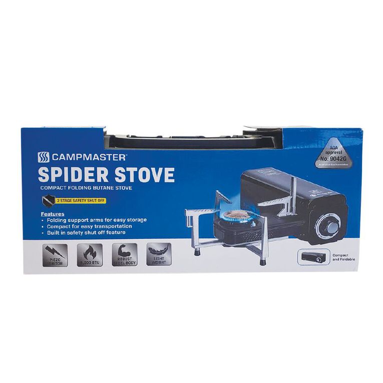 Campmaster Single Burner Spider Butane Folding Stove, , hi-res