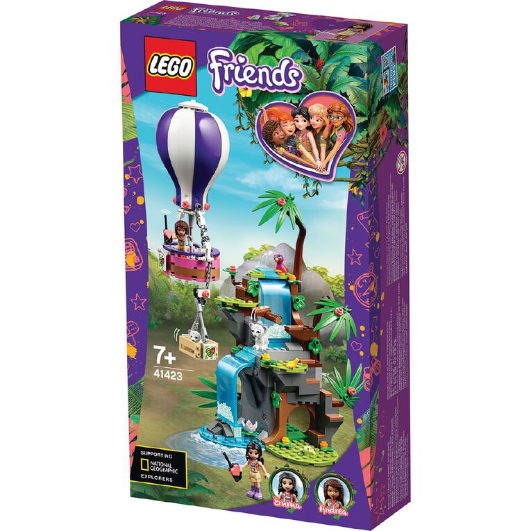 Lego Friends Tiger Balloon Jungle Rescue 41423 The Warehouse