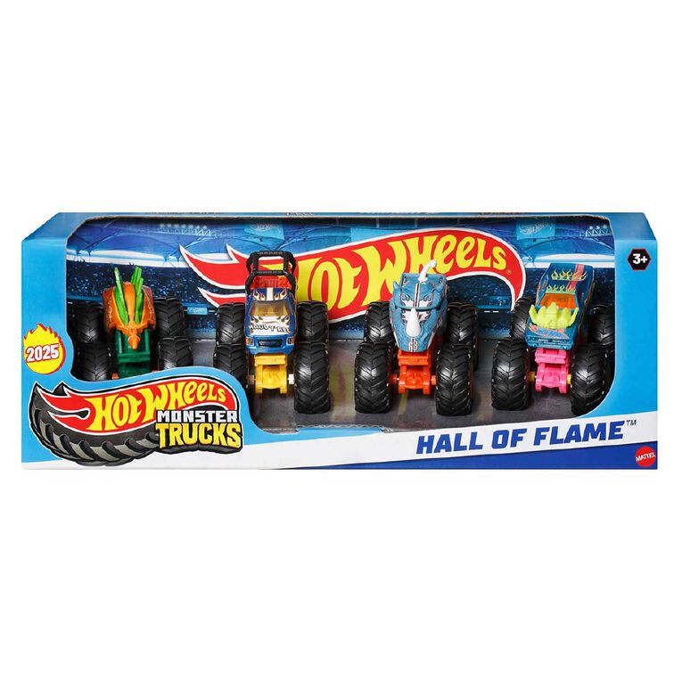 Hot Wheels Monster Trucks 4 Pack Assorted, , hi-res