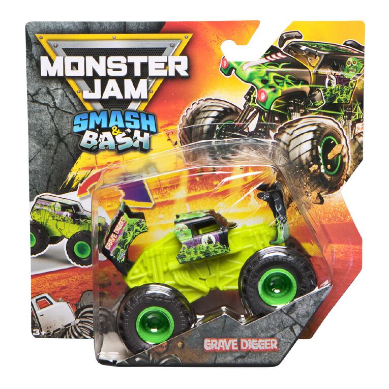 Monster Jam Smash N Bash 1:64 Assorted, , hi-res