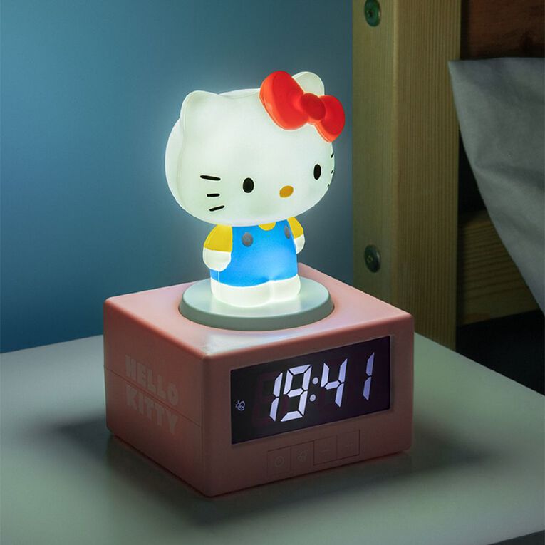 Paladone Hello Kitty Light Up Alarm Clock, , hi-res
