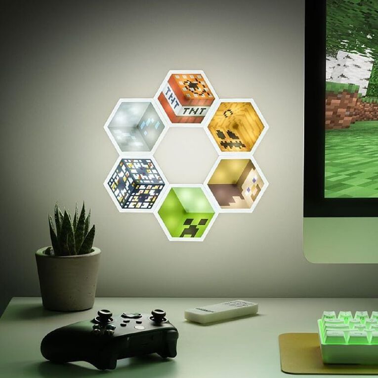 Minecraft Paladone Minecraft Hexagon Lights, , hi-res