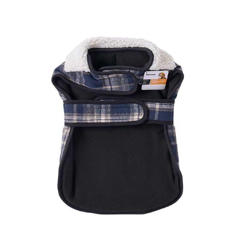 Petzone Check Jacket Blue Medium, , hi-res