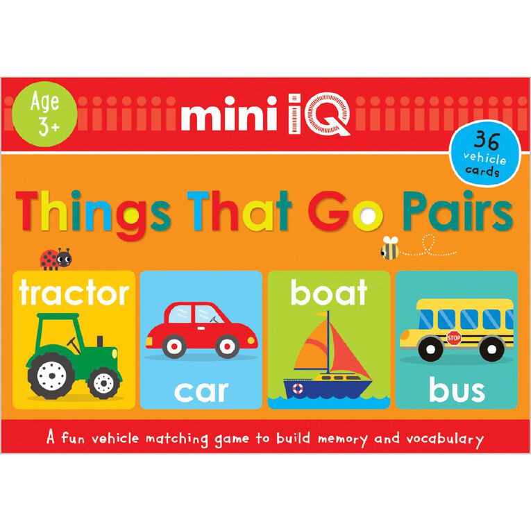 Mini iQ Things That Go Pairs, , hi-res