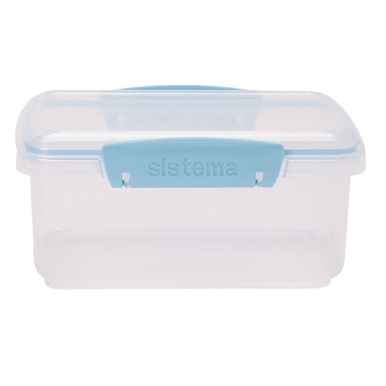 Sistema Klip It Pastels Rectangular Box assorted colours 1L, , hi-res