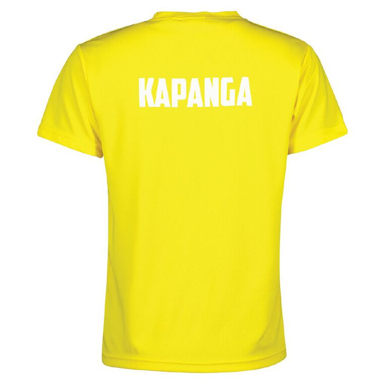 Schooltex Coromandel Area School Kapanga House Tee with Transfer, Yellow Mid, hi-res