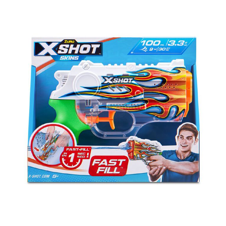 Zuru X-SHOT Water Fast Fill Skins Nano Water Blaster Assorted, , hi-res