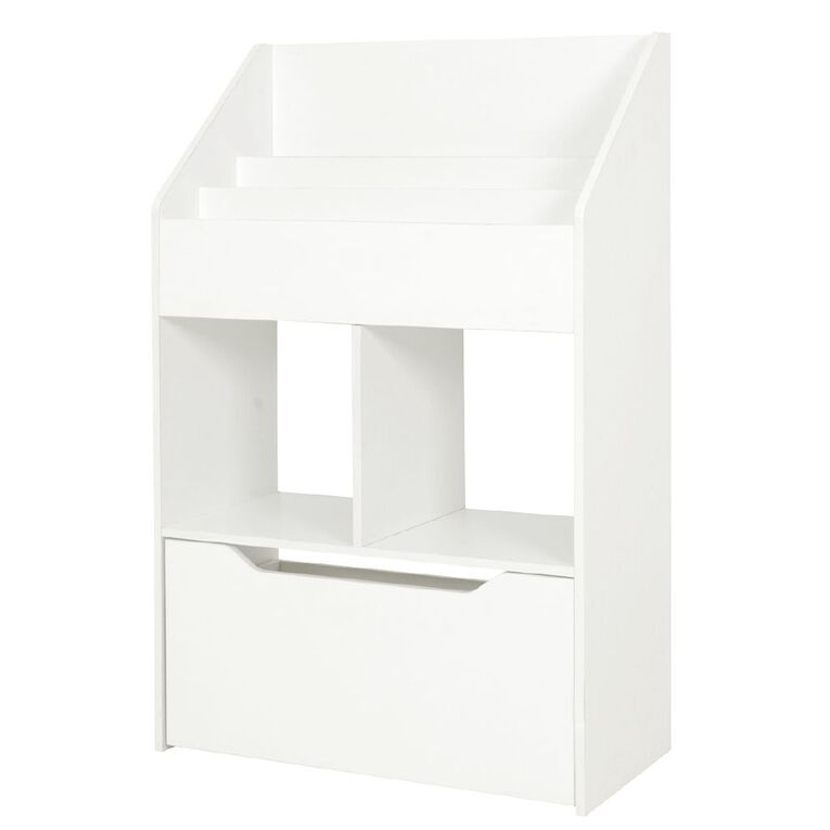 Living & Co Kids Storage Bookcase White, , hi-res