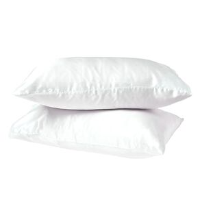 Living & Co Satin Touch 2 Piece Pillowcase Gift Set White 48cm x 73cm