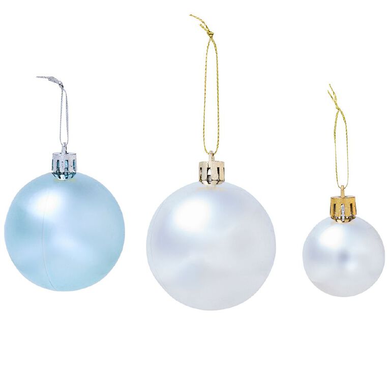 Wonderland Christmas Baubles Mixed 80 Pack, , hi-res
