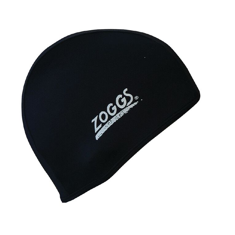 Zoggs Junior Deluxe Stretch Swimming Cap Assorted, , hi-res