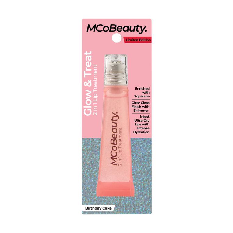 MCoBeauty 2-In-1 Lip Treatment Birthday Edition, , hi-res