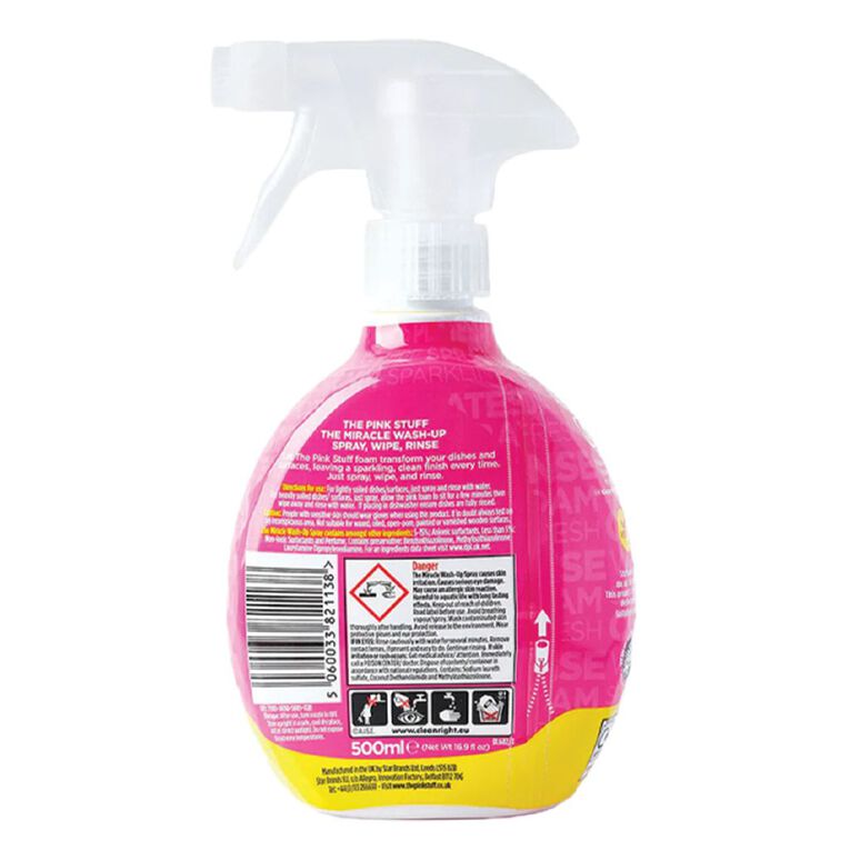 Stardops Pink Stuff The Miracle Wash-Up Spray 500ml, , hi-res