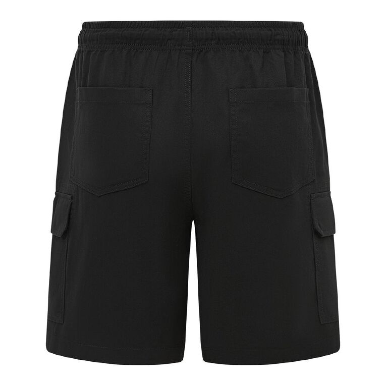 H&H Men's Cargo Shorts, Black, hi-res