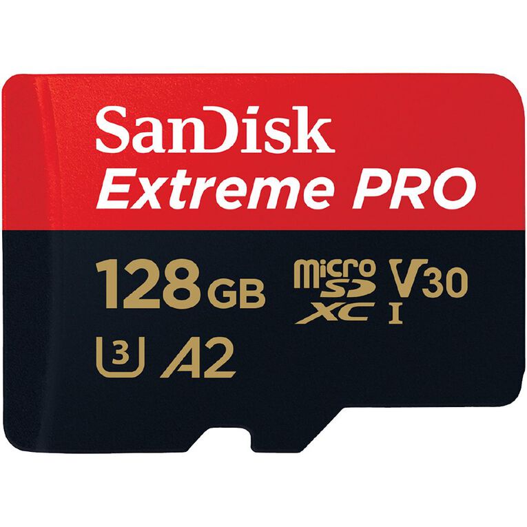 Sandisk Extreme Pro 128GB MicroSD Card, , hi-res